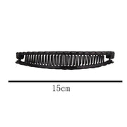 5X Hair Ponytail Holder Banana Clips Plastic Black Claw Comb Clip Multipurpose - Black V528-5PCSHAIRPIN-BLACK-568769