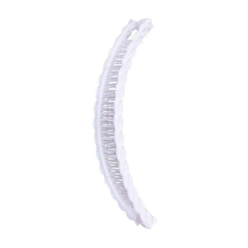 5X Hair Ponytail Holder Banana Clips Plastic Black Claw Comb Clip Multipurpose - Brown V528-5PCSHAIRPIN-BROWN-215874