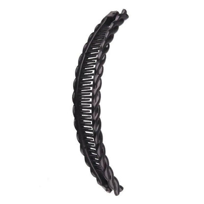 5X Hair Ponytail Holder Banana Clips Plastic Black Claw Comb Clip Multipurpose - White V528-5PCSHAIRPIN-WHITE-972641