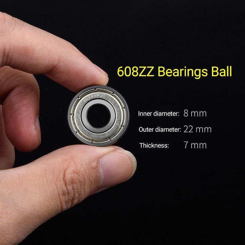 608ZZ ABEC-5 Ball Bearings 8x22x7mm for CNC 3D Printers Skateboards 10 to 50pcs - 10PCS V528-608ZZBALLBEARINGS-10PCS-490049