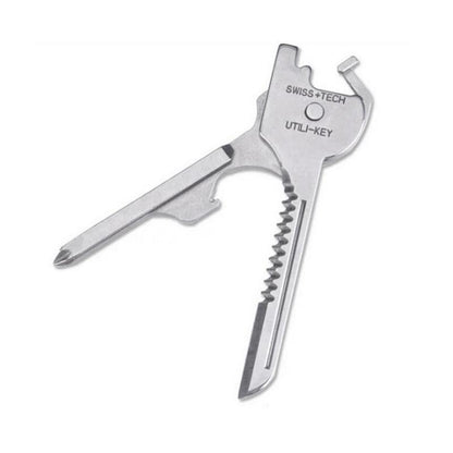 Utili-Key 6 in 1 Key Ring Chain Multi-tool Pocket Knife Screwdriver Swiss Tech V528-6IN1KEYRING-850390