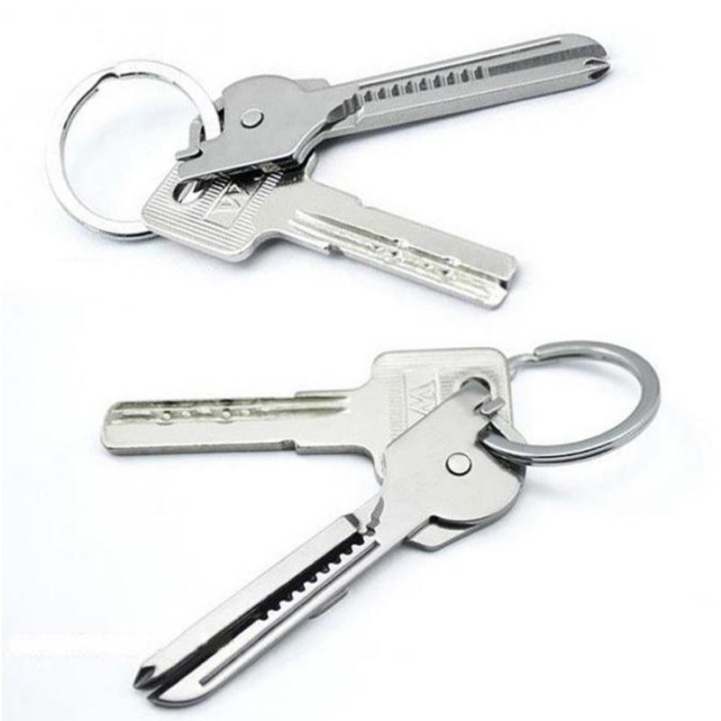 Utili-Key 6 in 1 Key Ring Chain Multi-tool Pocket Knife Screwdriver Swiss Tech V528-6IN1KEYRING-850390