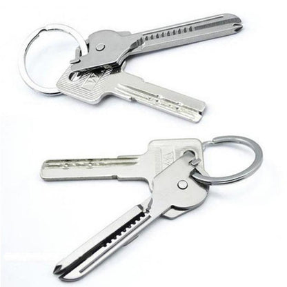 Utili-Key 6 in 1 Key Ring Chain Multi-tool Pocket Knife Screwdriver Swiss Tech V528-6IN1KEYRING-850390