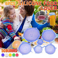 6PCS Stretch Reusable Silicone Food Saver Cover Seal Insta Lids Bowl Wraps - Green V528-6PCS-COVER-GREEN-476281