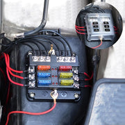 23PC 6 Way Blade Fuse Box Block Holder Indicator LED Light 12V/32V Car Marine V528-6WAYFUSEBO-23PCS-973767
