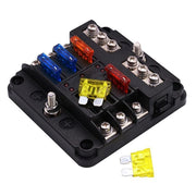 23PC 6 Way Blade Fuse Box Block Holder Indicator LED Light 12V/32V Car Marine V528-6WAYFUSEBO-23PCS-973767