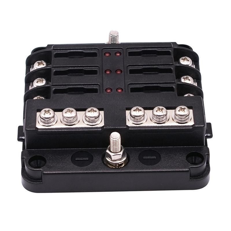 23PC 6 Way Blade Fuse Box Block Holder Indicator LED Light 12V/32V Car Marine V528-6WAYFUSEBO-23PCS-973767