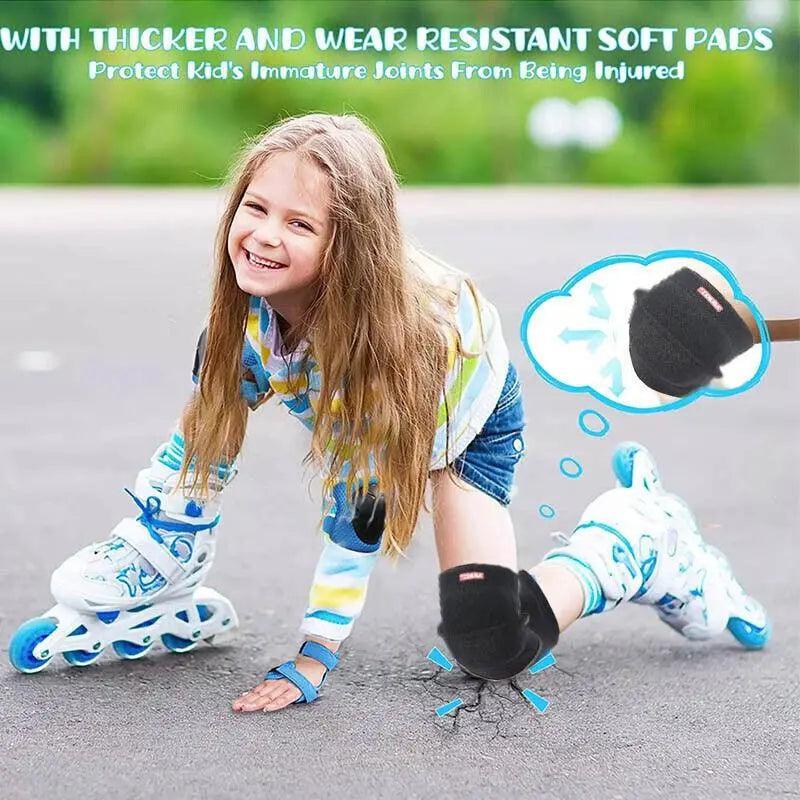 Aolikes Kid Knee Pad Crash Proof Antislip Basketball Skating Protector M Size - Rose Red V528-7115-KNEEPAD-ROSERED-M-46092
