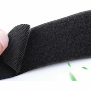 Magic Cable Ties Reusable Winder Coded Organiser Cords Hook Loop Black - 20*200mm  10PCS