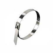 20X Stainless Steel Cable Ties S304 Marine Grade Zip Strap Locking Wrap 100-800Mm - 4.6x300mm