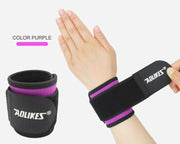 Aolikes Adjustable Sports Gym Wrist Support Brace Wrap Band Wristband Strap Au - Blue V528-7936BL2COLOUR-BLUE65052