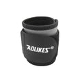 Aolikes Adjustable Sports Gym Wrist Support Brace Wrap Band Wristband Strap Au - Black+Grey V528-7936BL4COLOUR-BLACKGREY25874