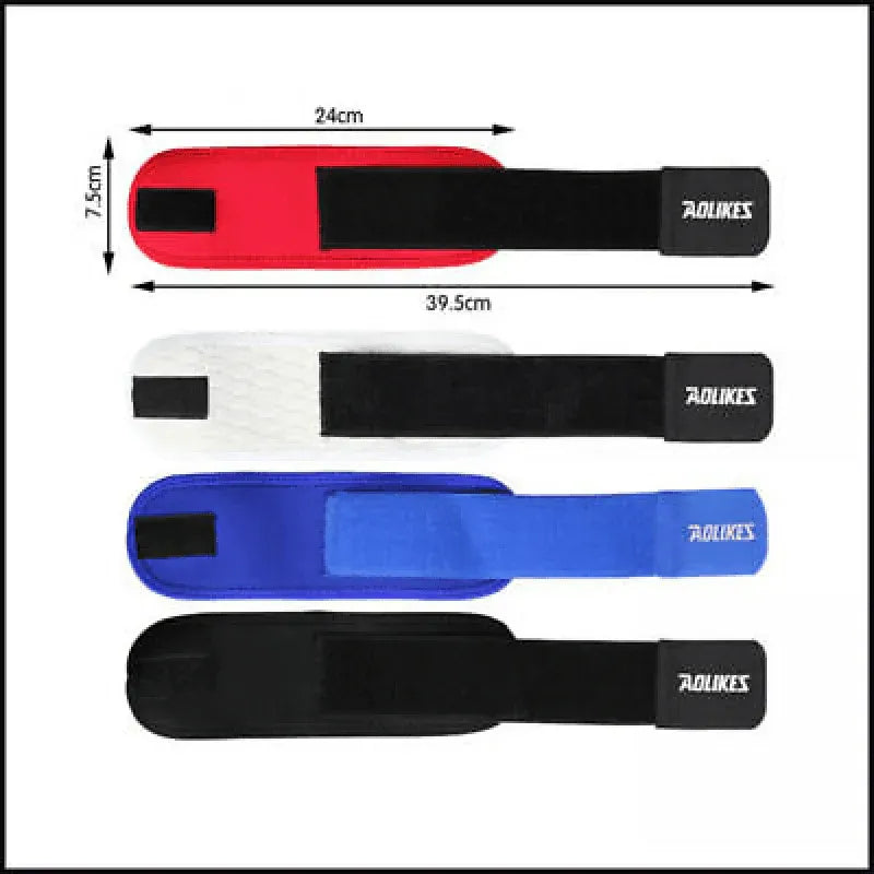 Aolikes Adjustable Sports Gym Wrist Support Brace Wrap Band Wristband Strap Au - Black+Purple V528-7936BL5COLOUR-BLACKPURPLE98518