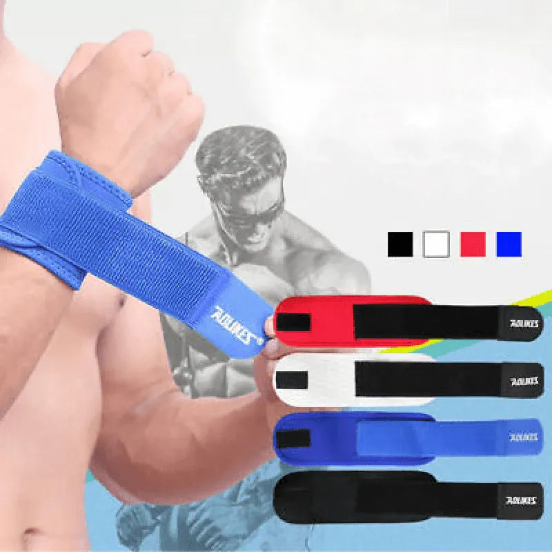 Aolikes Adjustable Sports Gym Wrist Support Brace Wrap Band Wristband Strap Au - Black V528-7936BLCOLOUR-BLACK43891
