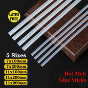 Clear Hot Melt Glue Sticks Adhesive Craft Stick for DIY Glue Tool 7mm 11mm - 7mm x 200mm 50pcs V528-7MMX200MM-50PCS41090