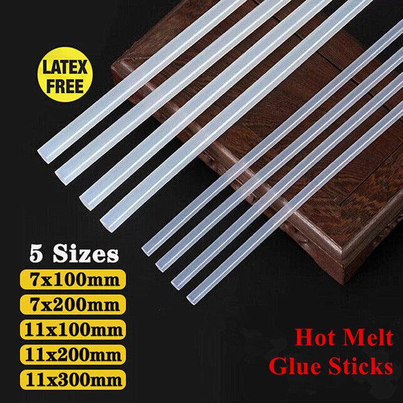 Clear Hot Melt Glue Sticks Adhesive Craft Stick for DIY Glue Tool 7mm 11mm - 7mm x 200mm 50pcs V528-7MMX200MM-50PCS41090