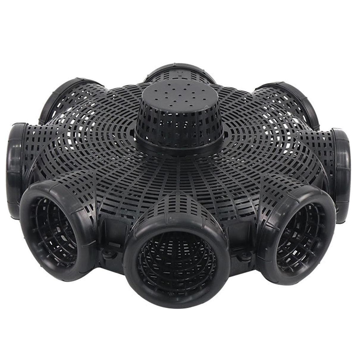 Eight Hole Eel Cage Ground Fish Trap Lobster Fishing Net Foldable Crab Catcher V528-8-HOLE-FISHING-CAGE-316439
