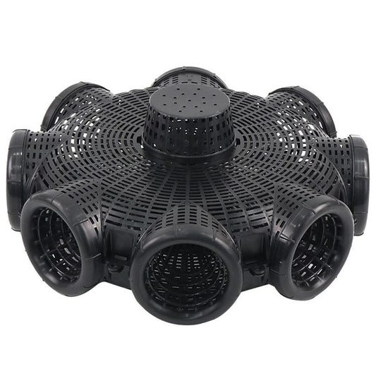 Eight Hole Eel Cage Ground Fish Trap Lobster Fishing Net Foldable Crab Catcher V528-8-HOLE-FISHING-CAGE-316439