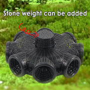 Eight Hole Eel Cage Ground Fish Trap Lobster Fishing Net Foldable Crab Catcher V528-8-HOLE-FISHING-CAGE-316439