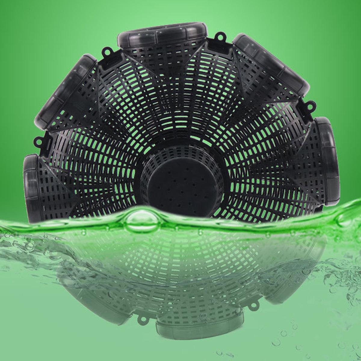 Eight Hole Eel Cage Ground Fish Trap Lobster Fishing Net Foldable Crab Catcher V528-8-HOLE-FISHING-CAGE-316439