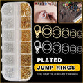 800x Jump Rings Split Lobster Clasps Hooks For DIY Jewelry Making Necklace V528-800PCS-BOXMETALACCESSORIES-916728