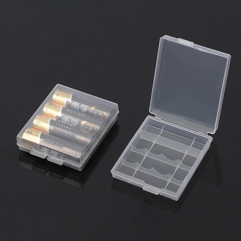 8X Clear Plastic Aa Aaa Battery Box Storage Case Cover Batteries Holder V528-8BATTERYBO-781196
