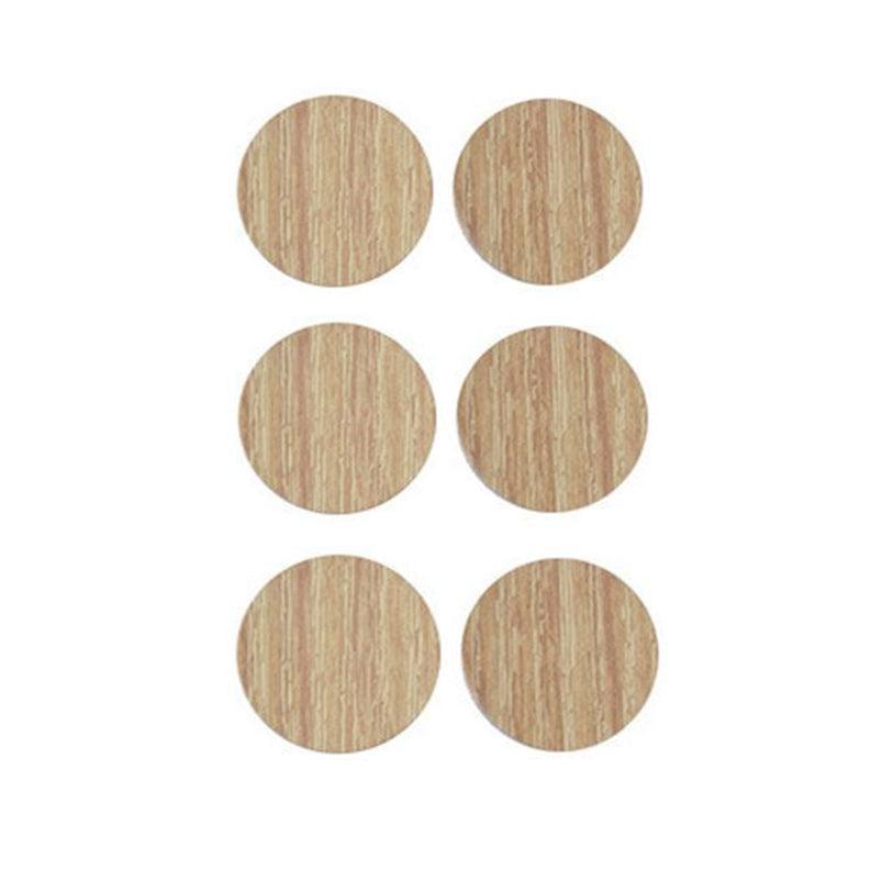 54 X Self Adhesive Decorative Screw Cover Caps Holes Cams Furniture Kitchen 20mm - PC 106 V528-91078
