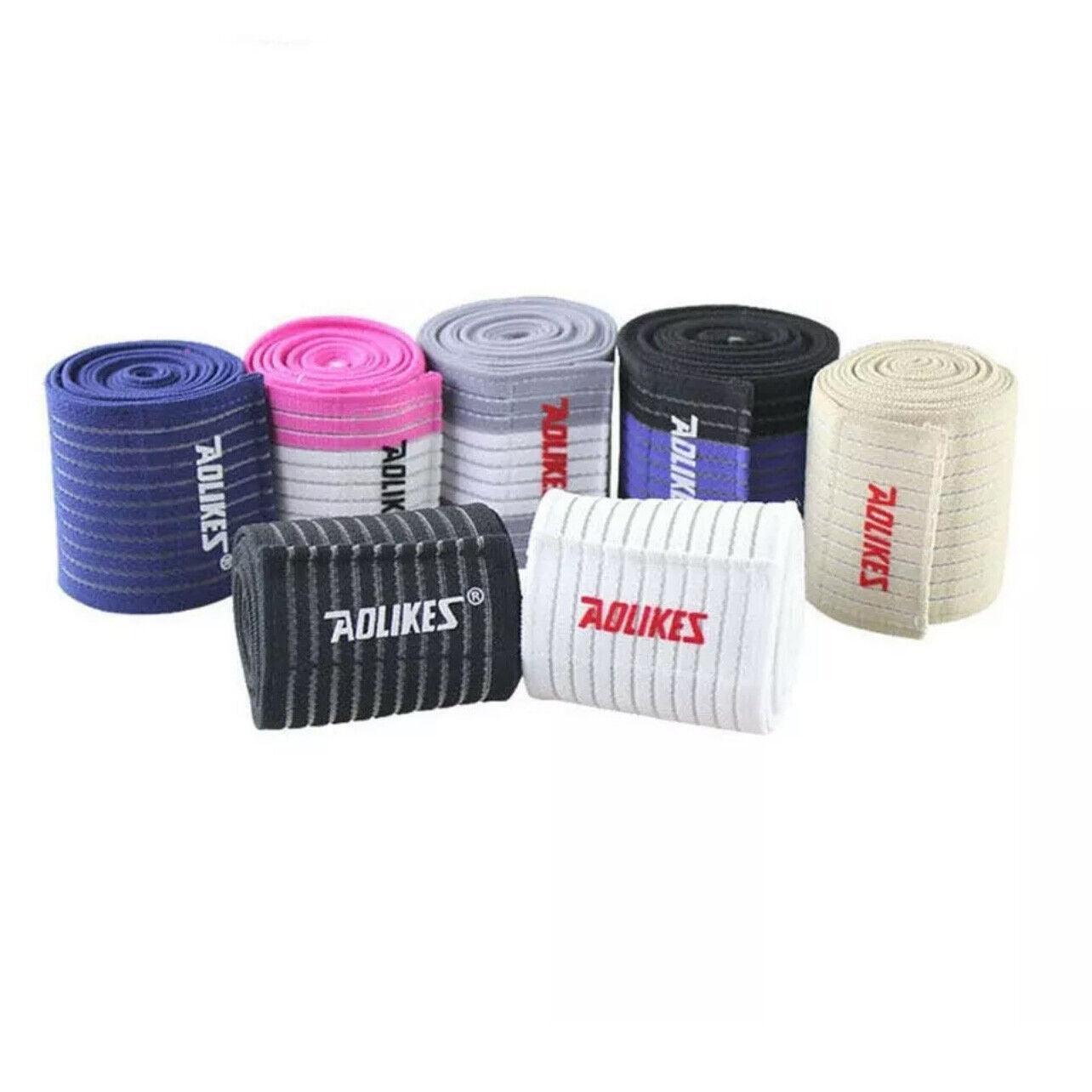 Aolikes Wrist Brace Elastic Bandage Support Sport Gym Wrap Fitness Wristband - White V528-9360101004873