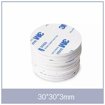 Round 60 x 3mm 3M Double Sided Foam Sticker Tape Side Wall Car Self Adhesive Pads - 6pcs V528-9360101011482