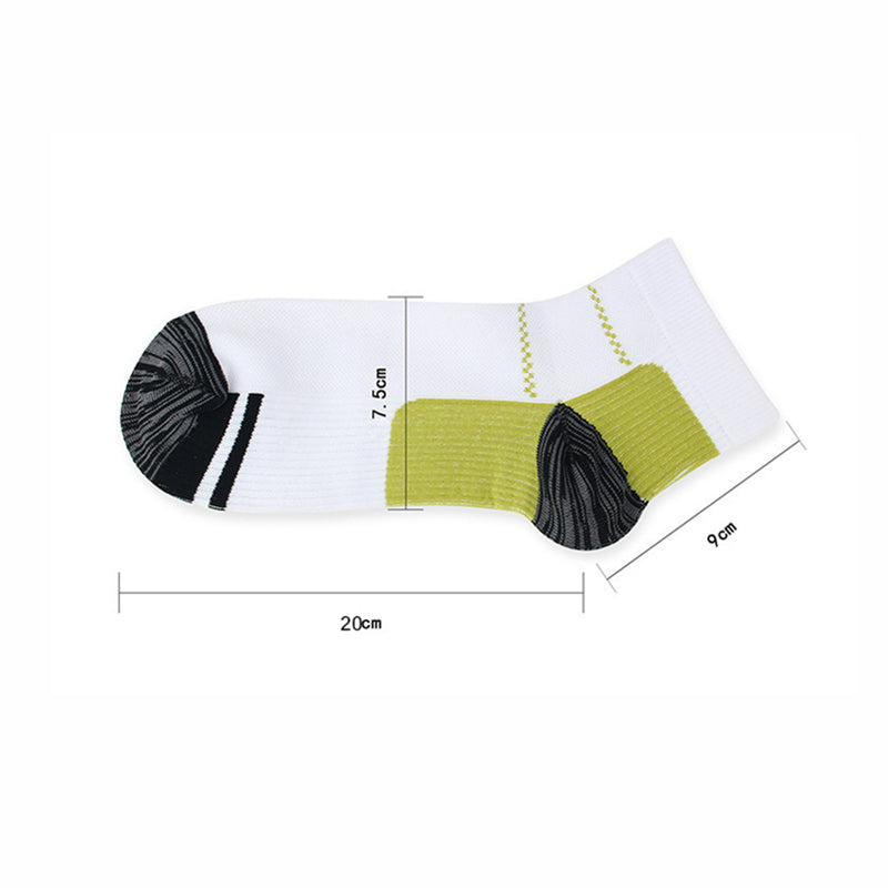L XL Ankle Compression Socks for Foot Support and Daily Comfort Unisex - Black-Red V528-9360101012205