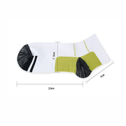 L XL Ankle Compression Socks for Foot Support and Daily Comfort Unisex - White-Grey V528-9360101012243