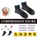 L XL Ankle Compression Socks for Foot Support and Daily Comfort Unisex - White-Rose Red V528-9360101012311