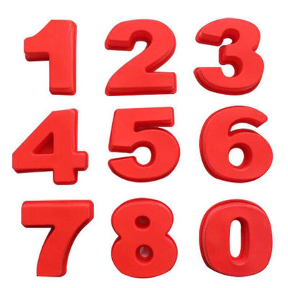 10 Inch Silicone Number Cake Mould Birthday Baking Pan Fondant Tools - 2 V528-9360101012427