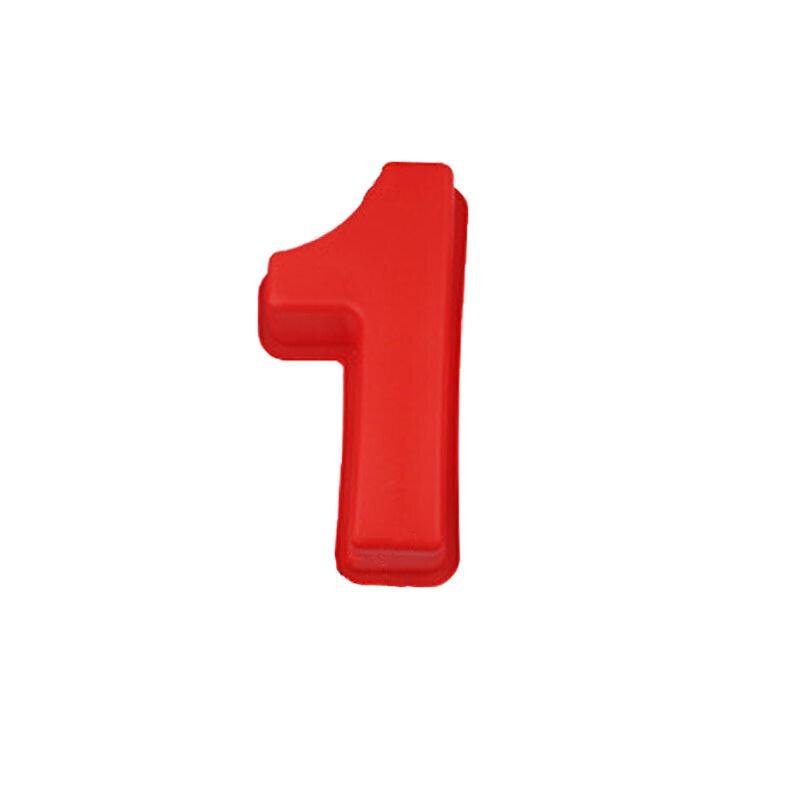 10 Inch Silicone Number Cake Mould Birthday Baking Pan Fondant Tools - 6 or 9 V528-9360101012489