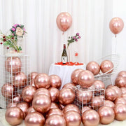 Metallic Latex Balloons 12 Inch Chrome Party Balloons for Birthday Wedding Decoration - Silver 10PCS V528-9360101015091
