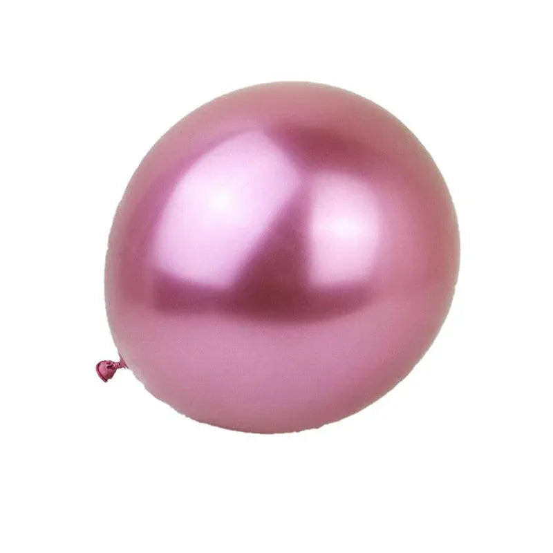 Metallic Latex Balloons 12 Inch Chrome Party Balloons for Birthday Wedding Decoration - Light Purple 10PCS V528-9360101015237