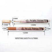 12 Colours Acrylic Paint Pens Markers Skin Tone V528-9360101017637