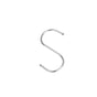 12cm Stainless Steel S Shape Hooks Kitchen Hanger Rack Clothes Hanging Plant Holders - 10PCS V528-9360101020200