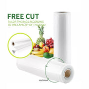 1-10x Commercial Heat-Resistant Vacuum Sealer Rolls for Food Storage - 2 Rolls (22cm x 5m) V528-9360101023089