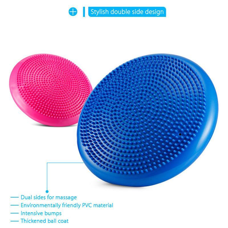 Balance Stability Cushion Wobble Air Disc Ankle Knee Strength Rehab Exercise - Red V528-9360101024420