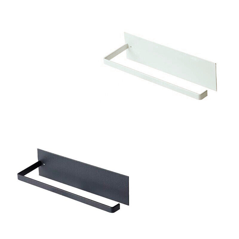 Self-Adhesive Paper Towel Holder Rack for Kitchen Rolls and Wrap Storage - White x 1 unit V528-9360101025892