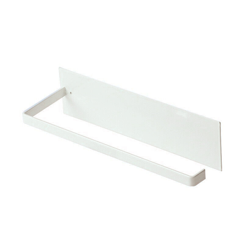 Self-Adhesive Paper Towel Holder Rack for Kitchen Rolls and Wrap Storage - White x 1 unit V528-9360101025892