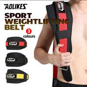 Fitness Weight Lifting Belt Barbell Dumbell Training Back Support Men Women M - Black-M V528-9360101031633