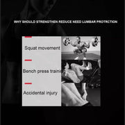 Fitness Weight Lifting Belt Barbell Dumbell Training Back Support Men Women M - Black-M V528-9360101031633