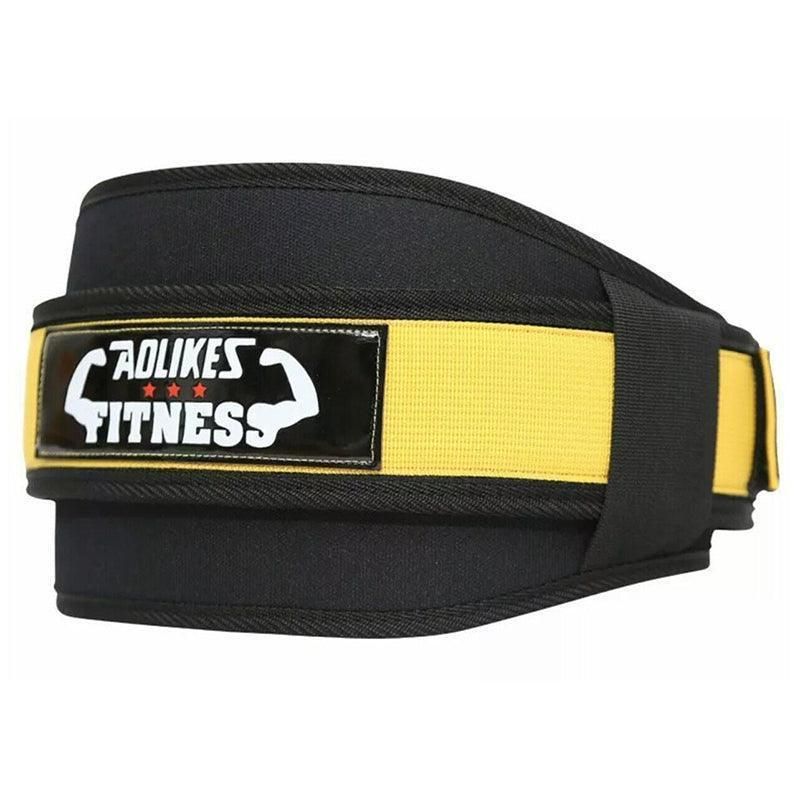 Fitness Weight Lifting Belt Barbell Dumbell Training Back Support Men Women XL - Yellow-XL V528-9360101031718