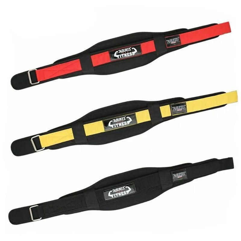 Fitness Weight Lifting Belt Barbell Dumbell Training Back Support Men Women XL - Yellow-XL V528-9360101031718