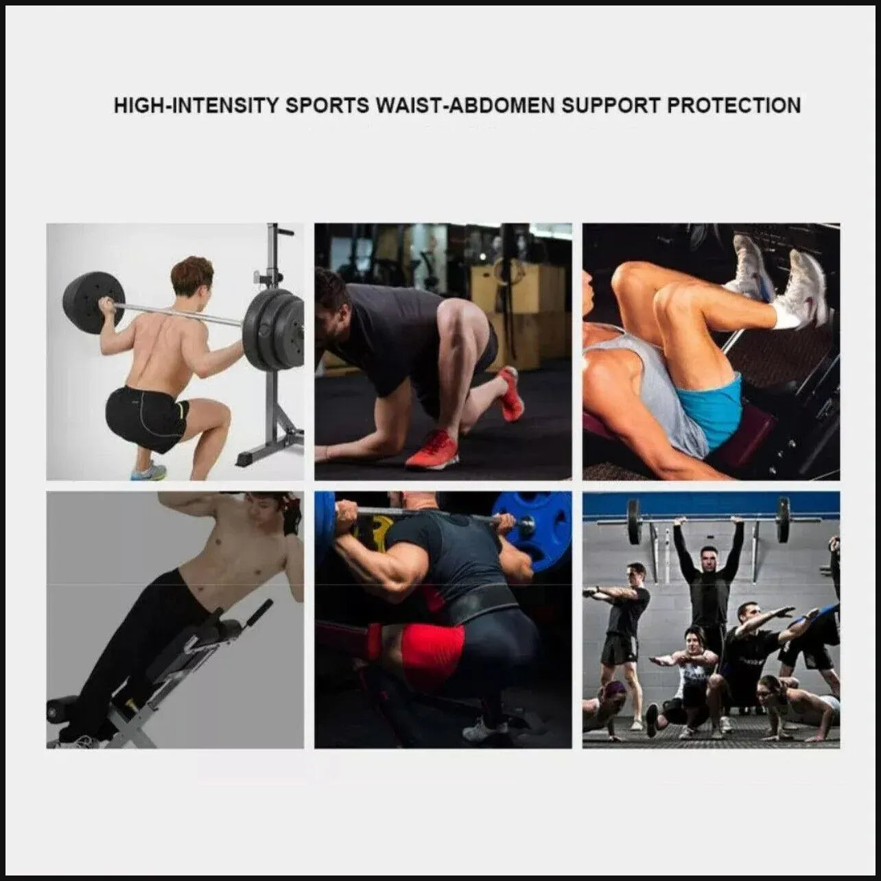 Fitness Weight Lifting Belt Barbell Dumbell Training Back Support Men Women XL - Yellow-XL V528-9360101031718