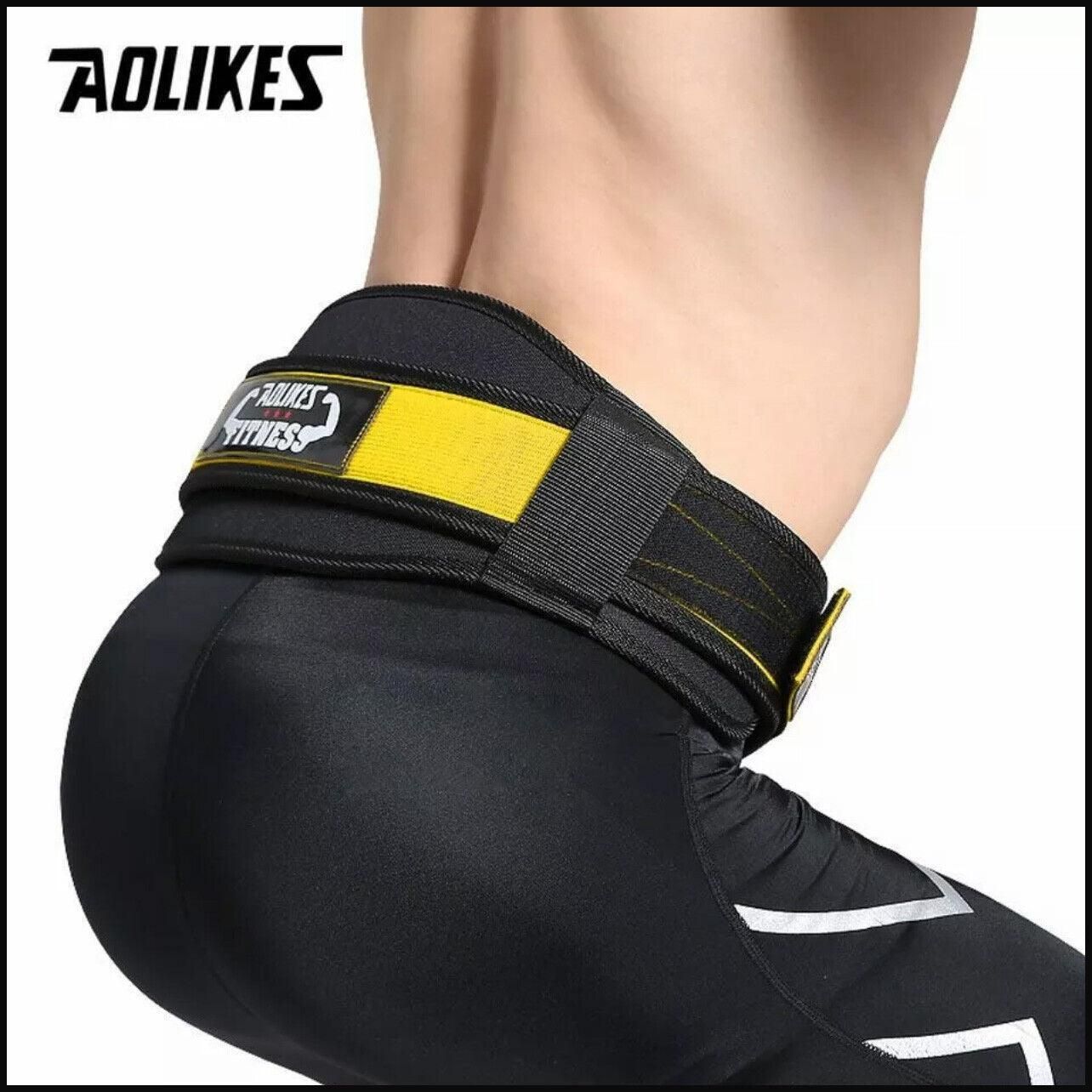 Fitness Weight Lifting Belt Barbell Dumbell Training Back Support Men Women XL - Yellow-XL V528-9360101031718