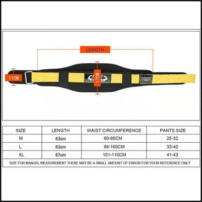Fitness Weight Lifting Belt Barbell Dumbell Training Back Support Men Women XL - Yellow-XL V528-9360101031718