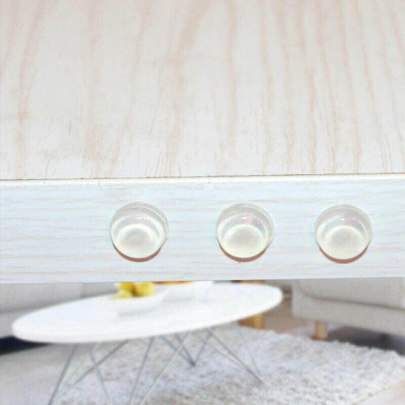 100PCS Clear Silicone Bumper Pads Self Adhesive Door Drawer Cabinet Furniture Stopper - 100PCS-10*2mm V528-9360101031770